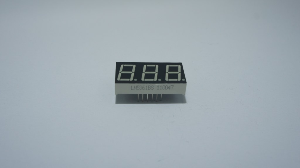 【【促销】 0.56英寸三位共阴红色数码管无小数点 LN5361AS2B0】价格,厂家,图片,其他LED产品,广州市力侬照明技术-